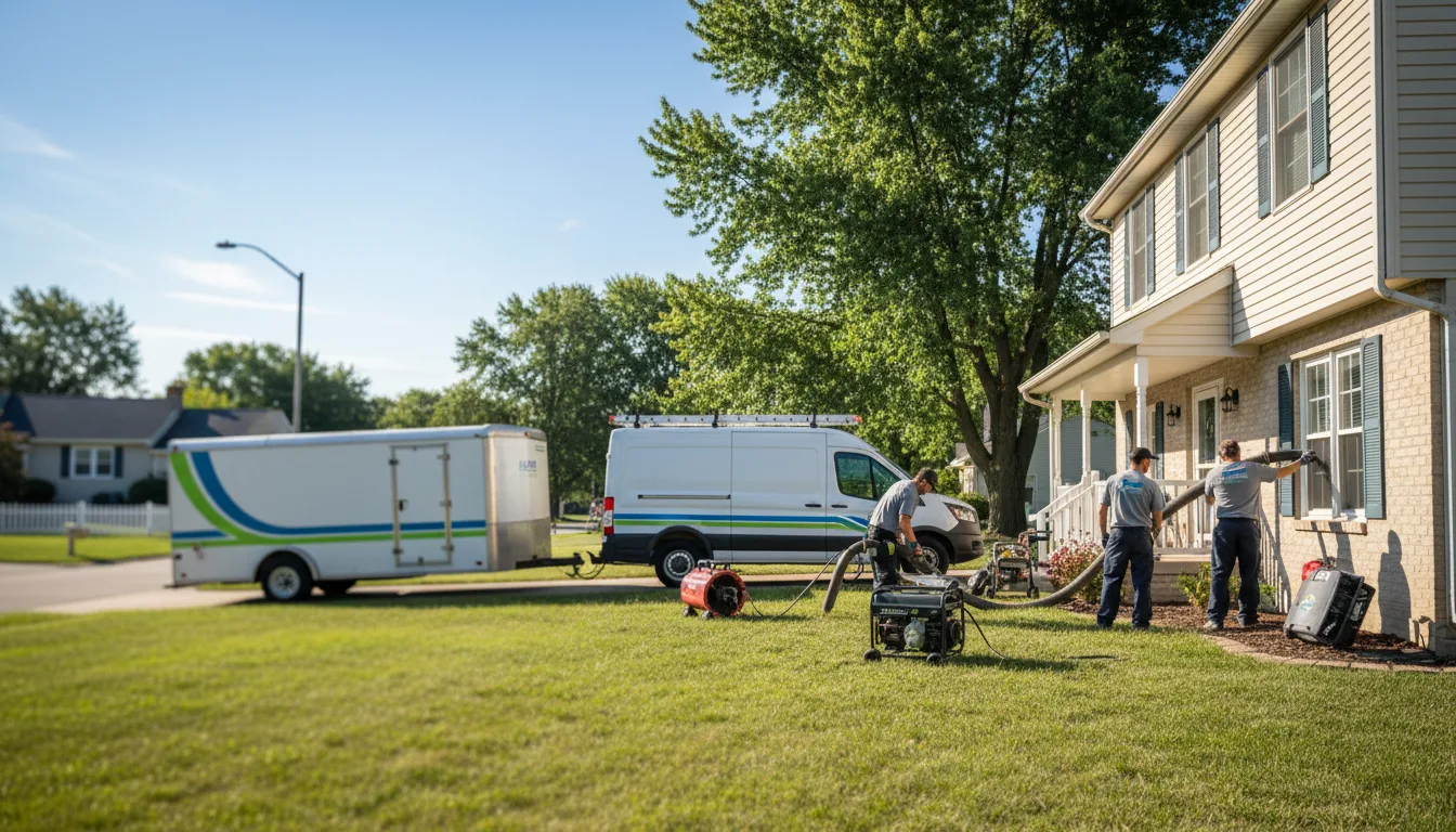 Flooded Basement Restoration And Cleanup With Repair in Jasper, IN near me